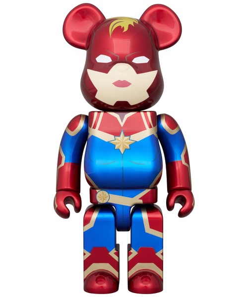 MARVEL STUDIOS BE@RBRICK フィギュア 単品可　セット可 BE@RBRICK フィギュア CAPTAIN MARVEL 400％ : ZOZOTOWN Yahoo!店