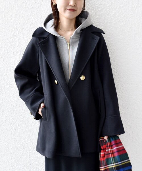 SHIPS（シップス） コート SMALL ブラック レディース : ZOZOTOWN