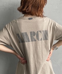 AMERICANA（アメリカーナ） tシャツ 半袖 別注 AMRCN バックプリント T