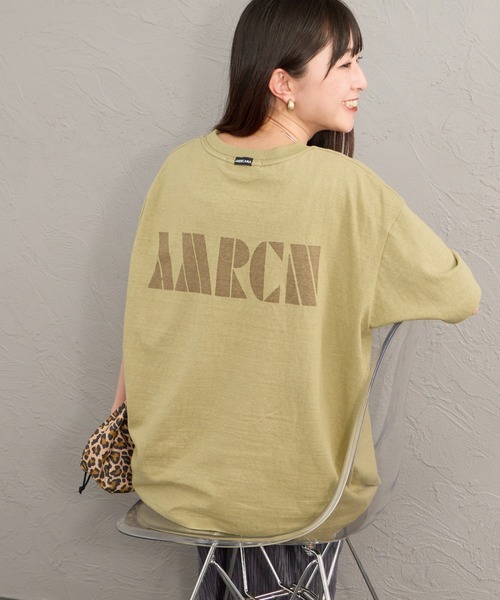 新品【AMERICANA/アメリカーナ】AMRCN Tシャツ Americana（アメリカーナ） AMRCN ロゴTシャツ（Tシャツ