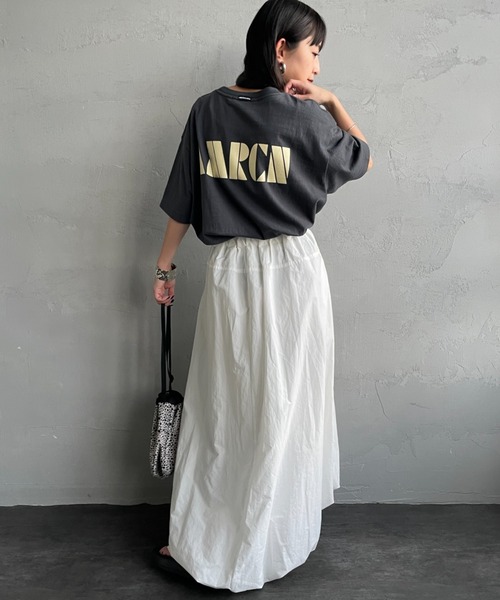 AMERICANA（アメリカーナ） tシャツ 別注 AMRCN バックプリント T