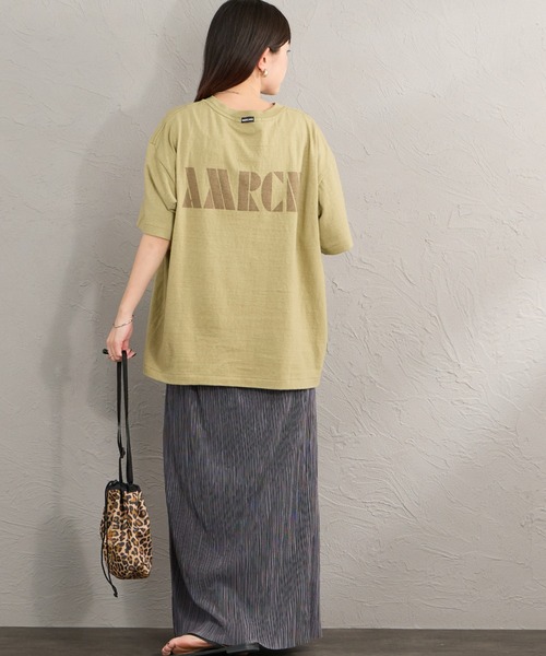 AMERICANA（アメリカーナ） tシャツ 別注 AMRCN バックプリント T