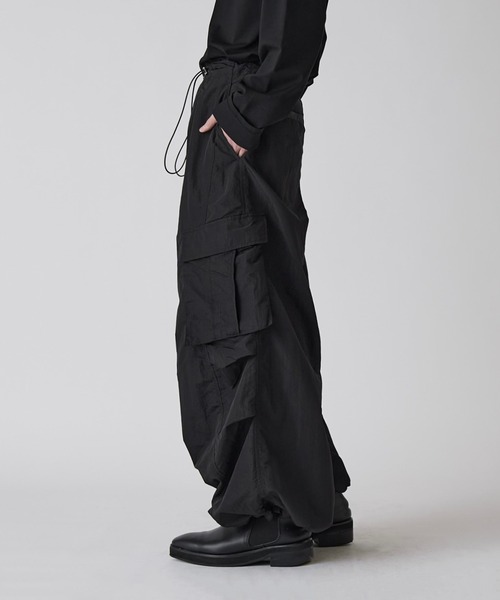 【Neucon】NYLON BALLOON TRUCK CARGO PANTS Lui's（ルイス） ワイドパンツ カーゴパンツ 「Neucon/ニューコン