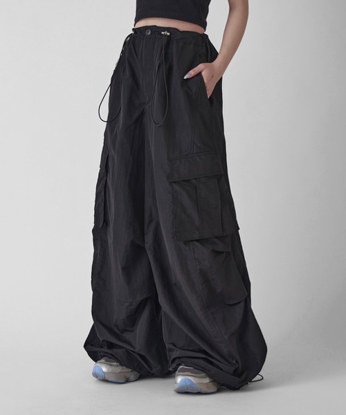 【Neucon】NYLON BALLOON TRUCK CARGO PANTS Lui's（ルイス） ワイドパンツ カーゴパンツ 「Neucon/ニューコン