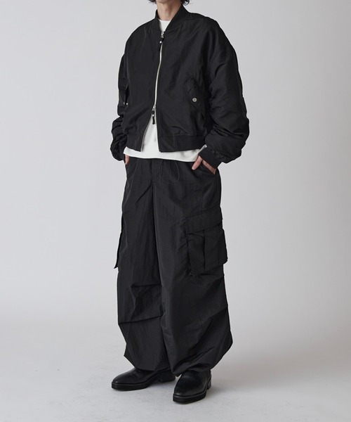 【Neucon】NYLON BALLOON TRUCK CARGO PANTS Lui's（ルイス） ワイドパンツ カーゴパンツ 「Neucon/ニューコン