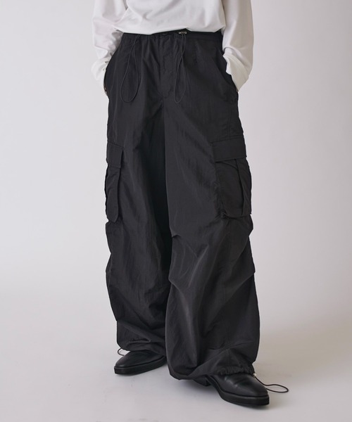 【Neucon】NYLON BALLOON TRUCK CARGO PANTS Lui's（ルイス） ワイドパンツ カーゴパンツ 「Neucon/ニューコン