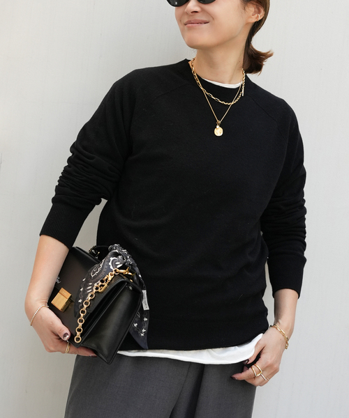 capri（カプリ） ニット セーター *CAPRI クルーネック プルオーバー