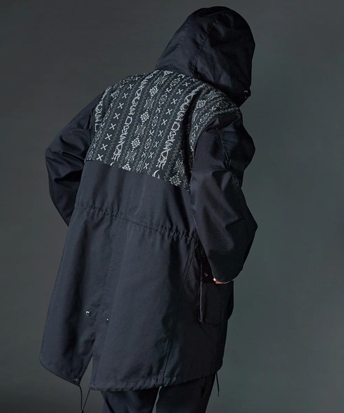 モッズコート コート TRIVAL JACQUARD MODS COAT メンズの画像