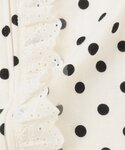 ベビー服 ロンパース レースフリルカバーオールの詳細画像5