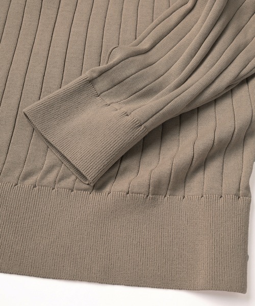 セーター ニット Wide Rib Skipper Collar Knit Pullover メンズ レディースの画像