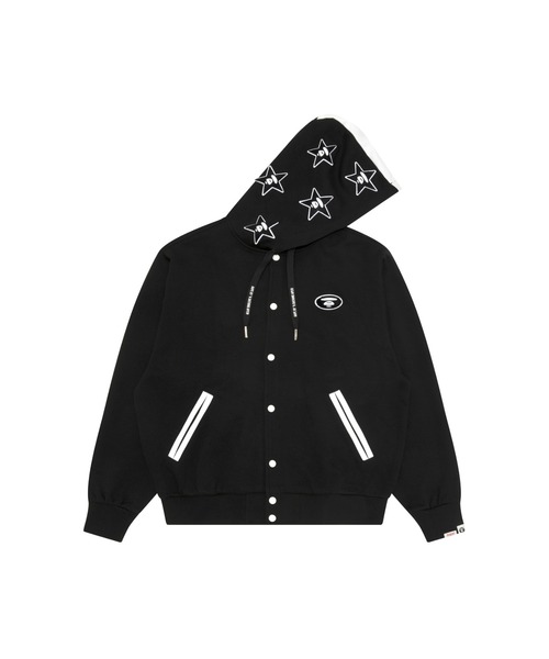 A BATHING APE hoodie ボタンパーカー AAPE BY A BATHING APE（エーエイプバイアベイシングエイプ） パーカー