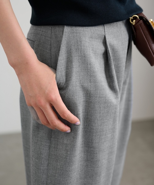 「FRAMeWORK」 スラックス 38 グレー レディース_画像4