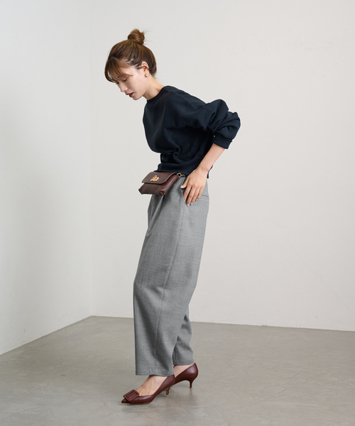 「FRAMeWORK」 スラックス 38 グレー レディース_画像7