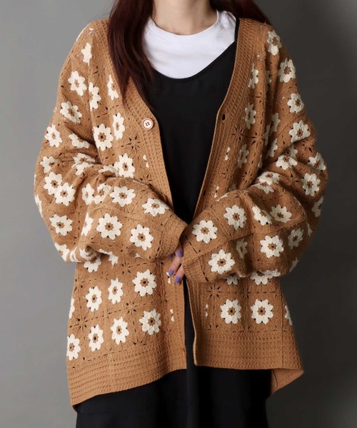 「SITRY」 「suggestion」ニットカーディガン FREE ブラック メンズ_画像2