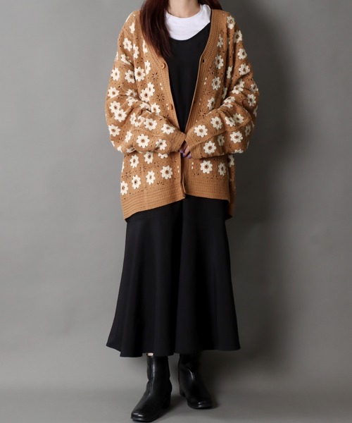 「SITRY」 「suggestion」ニットカーディガン FREE ブラック メンズ_画像5