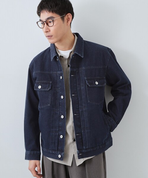   Jeans デニムジャケット　M THE SHOP TK ブルゾン アウター 「大人にも取り入れやすい」デニム