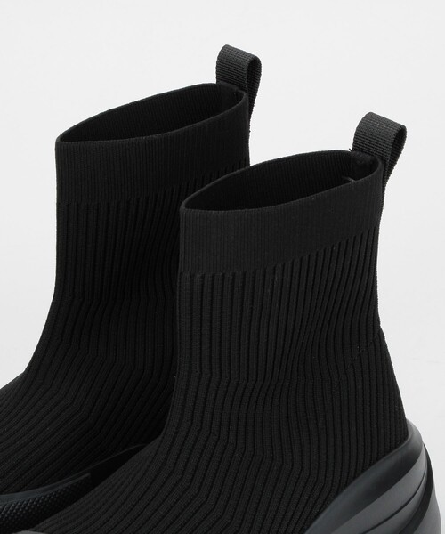 「ATELIER BRUGGE」 ショートブーツ MEDIUM ブラック レディース_画像6