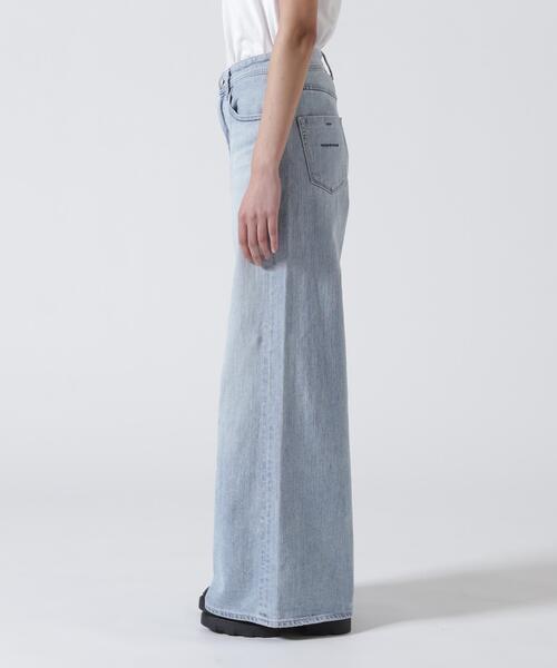 ワイドパンツ ジーンズ デニム デニムパンツ YANUK(ヤヌーク) Wide flare MFT/57161382/ワイドフレア レディースの画像