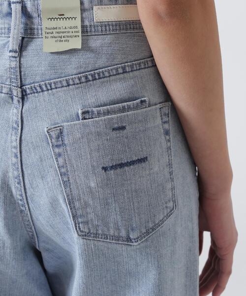 ワイドパンツ ジーンズ デニム デニムパンツ YANUK(ヤヌーク) Wide flare MFT/57161382/ワイドフレア レディースの画像