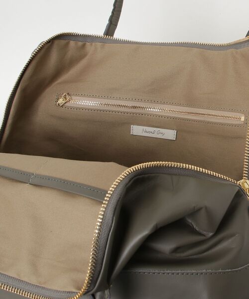 トートバッグ Neutral gray  NH405ハスキー トートバッグL レディースの画像