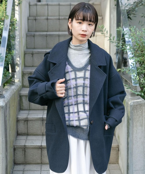 「KBF」 長袖ニット ONE オレンジ系その他 レディース_画像5