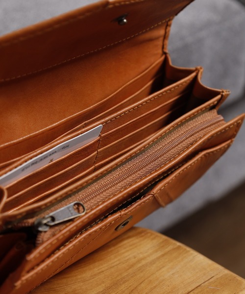 ミニ 長財布 財布 zucchero フラップ付き長財布 レディース : ZOZOTOWN