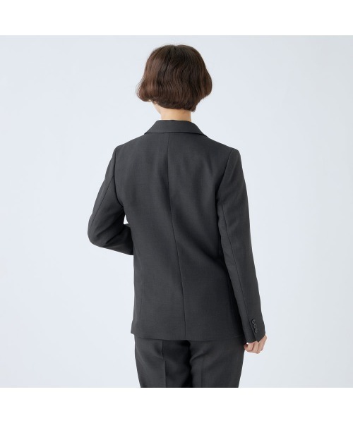 【未使用に近い】スーツセレクト　セットアップ　ダブルブレスト　無地　ネイビー SUIT SELECT セットアップ M ダークネイビー レディース : ZOZOTOWN