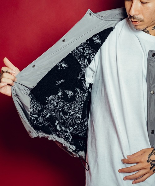 「Subciety」 コーチジャケット X-LARGE ブラック メンズの画像