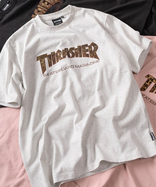ロゴジャガードの908クレリックTシャツ THRASHER（スラッシャー） tシャツ 「70」「THRASHER/スラッシャー