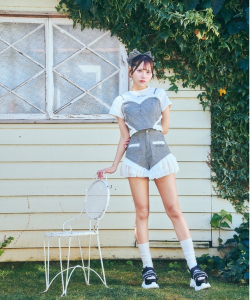 ReAmour パンツ フリルロゴパンツ レディース : ZOZOTOWN Yahoo!店