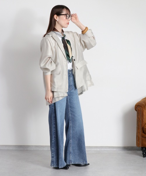 cepo（セポ） ジーンズ デニム デニムパンツ 「軽やかに広がる、美脚