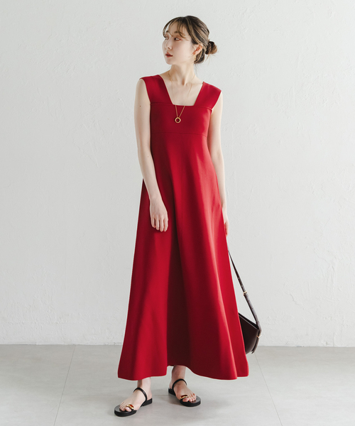 NOBLE（ノーブル） ワンピース 「追加」「洗える」ミラノリブフィット