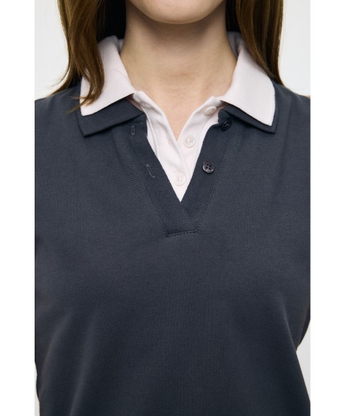 MOUSSY（マウジー） tシャツ CONTRAST POLO トップス レディース