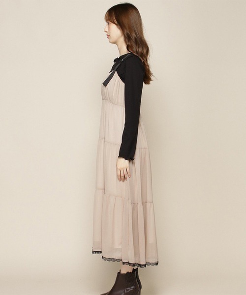 「WILLSELECTION」 サロペットスカート MEDIUM ベージュ レディース_7