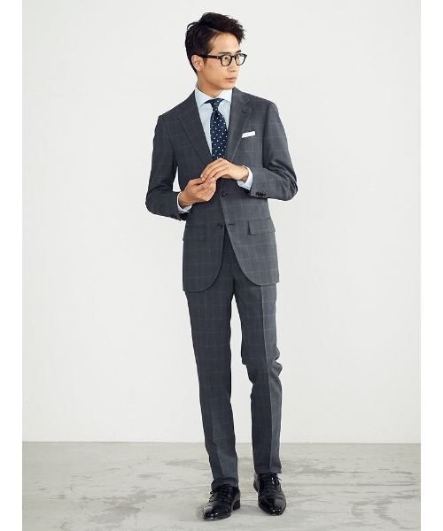 「Perfect Suit FActory」 スーツ AB4 グレー メンズ_画像6