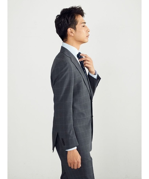 「Perfect Suit FActory」 スーツ AB4 グレー メンズ_画像8