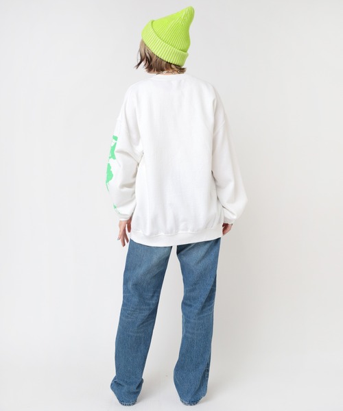 「RNA」 スウェットカットソー MEDIUM ライトブルー レディース_画像6
