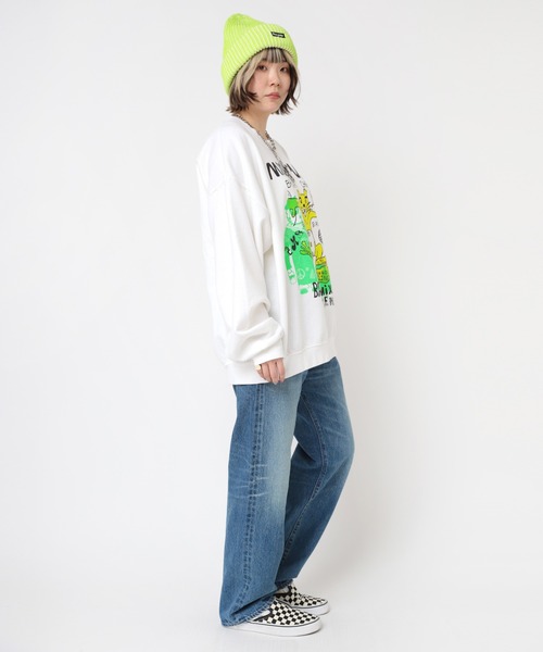 「RNA」 スウェットカットソー MEDIUM ライトブルー レディース_画像8