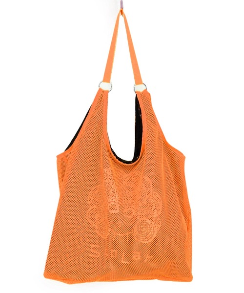 ScoLar（スカラー） トートバッグ 662431：メッシュ×ベルト付き 3way