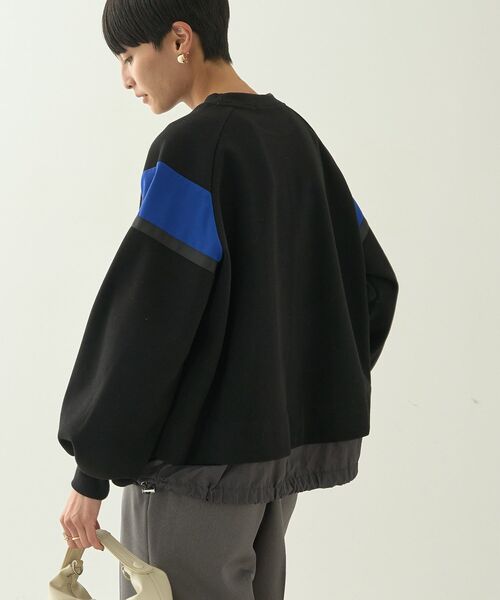 「AMERICAN HOLIC」 スウェットカットソー M ネイビー レディース_画像3