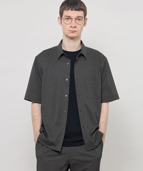 シャツ 半袖 「ICE JET」セットアップ半袖オーバーシャツ メンズ | MACKINTOSH LONDON