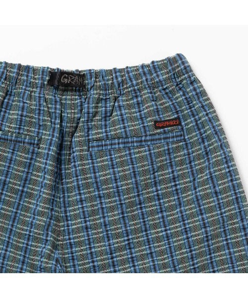 【希少USA製】80s90s Gramicci グラミチ チェックショーツ XL Kinetics（キネティクス） パンツ Gramicci O.G. G-SHORT SEERSUCKER