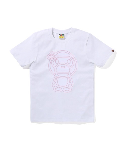 A BATHING APE（アベイシングエイプ） tシャツ CHAIN STITCH BABY LISA