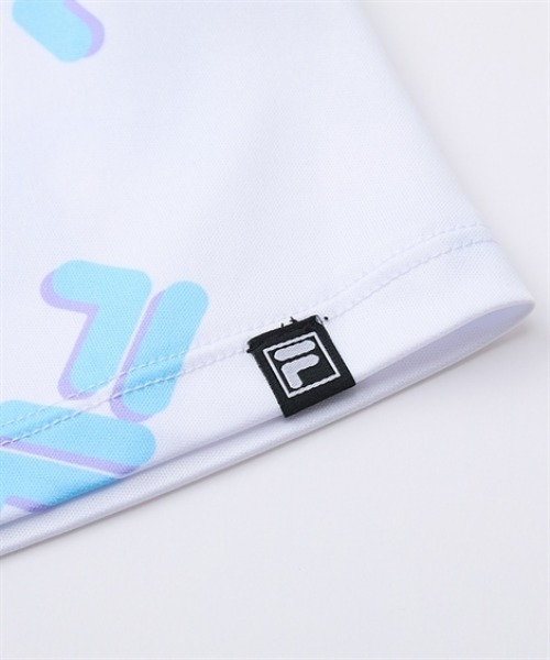 uvカット 水着 「FILA」Ｔシャツセットオンスクール　(130〜170cm) キッズ 子供 女の子の画像