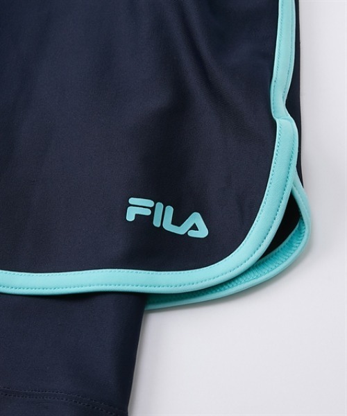 uvカット 水着 「FILA」Ｔシャツセットオンスクール　(130〜170cm) キッズ 子供 女の子の画像