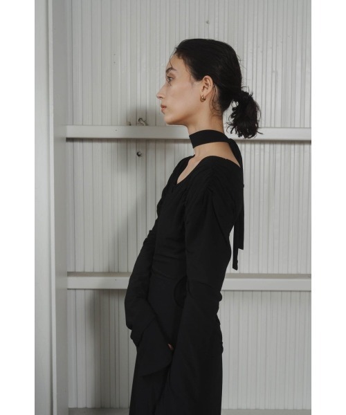 「Knuth Marf」 長袖ワンピース MEDIUM グレイッシュベージュ レディース_画像5