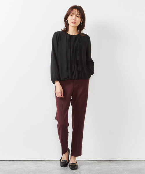 「A/C DESIGN BY ALPHA CUBIC」 スラックス 70 ネイビー レディース_画像9