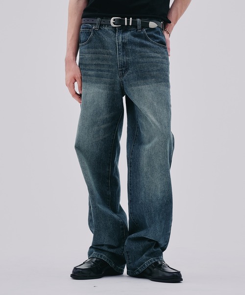 Regen Glanz ジーンズ vintage slim fit denim pants / ヴィンテージ