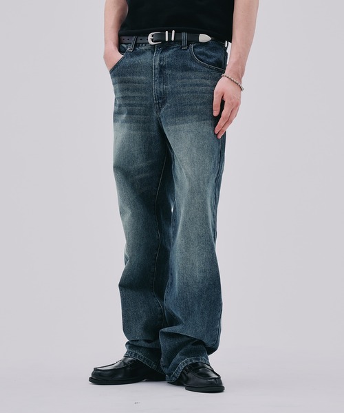 Regen Glanz ジーンズ vintage slim fit denim pants / ヴィンテージ