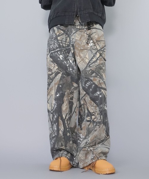 「SPINNS」 「Attitu de Makes Style!」パンツ M グリーン メンズ_画像8